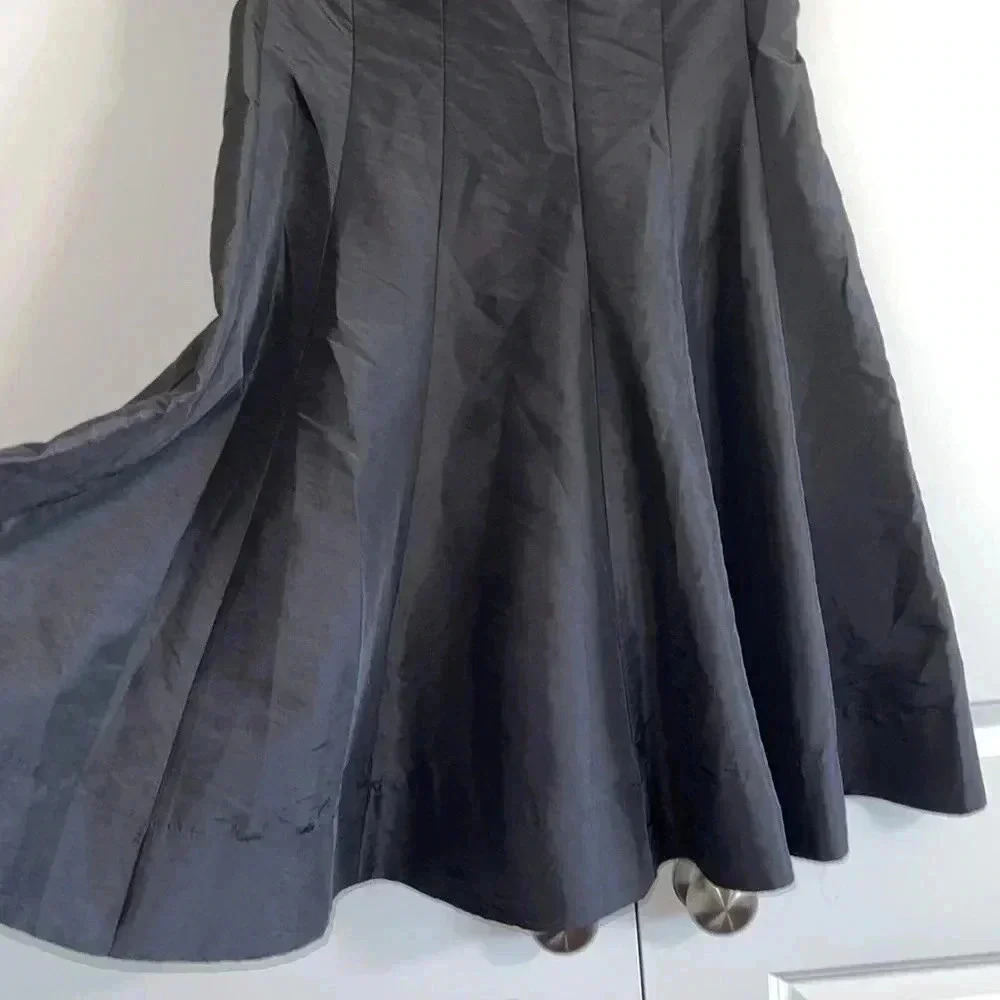 London Times Lace-Top Black Cocktail Dress​​ - Picture 4 of 9